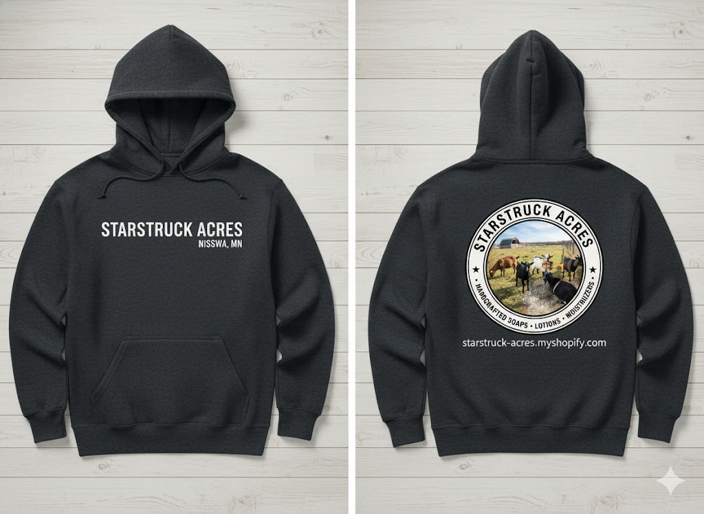 Starstruck Acres Hoodie – Minnesota Goats & Mythical Mischief Edition