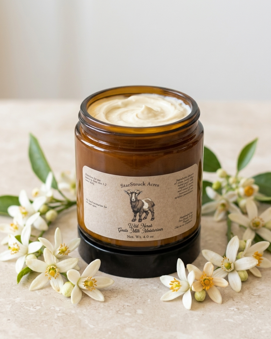 Goat’s Milk Moisturizer – Gentle, Hydrating, Natural Skincare for Sensitive Skin
