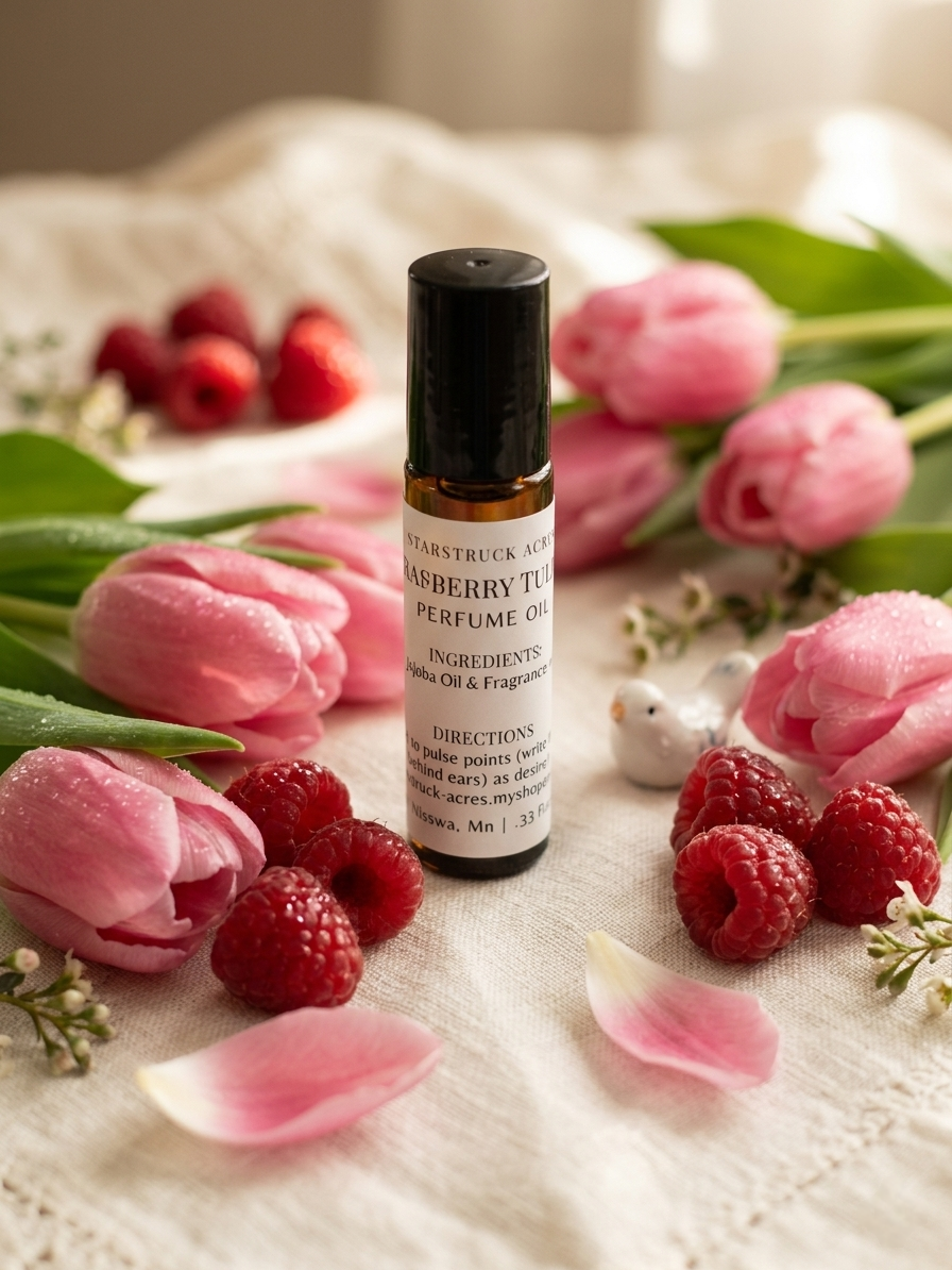 Raspberry Tulips Roll-On Perfume