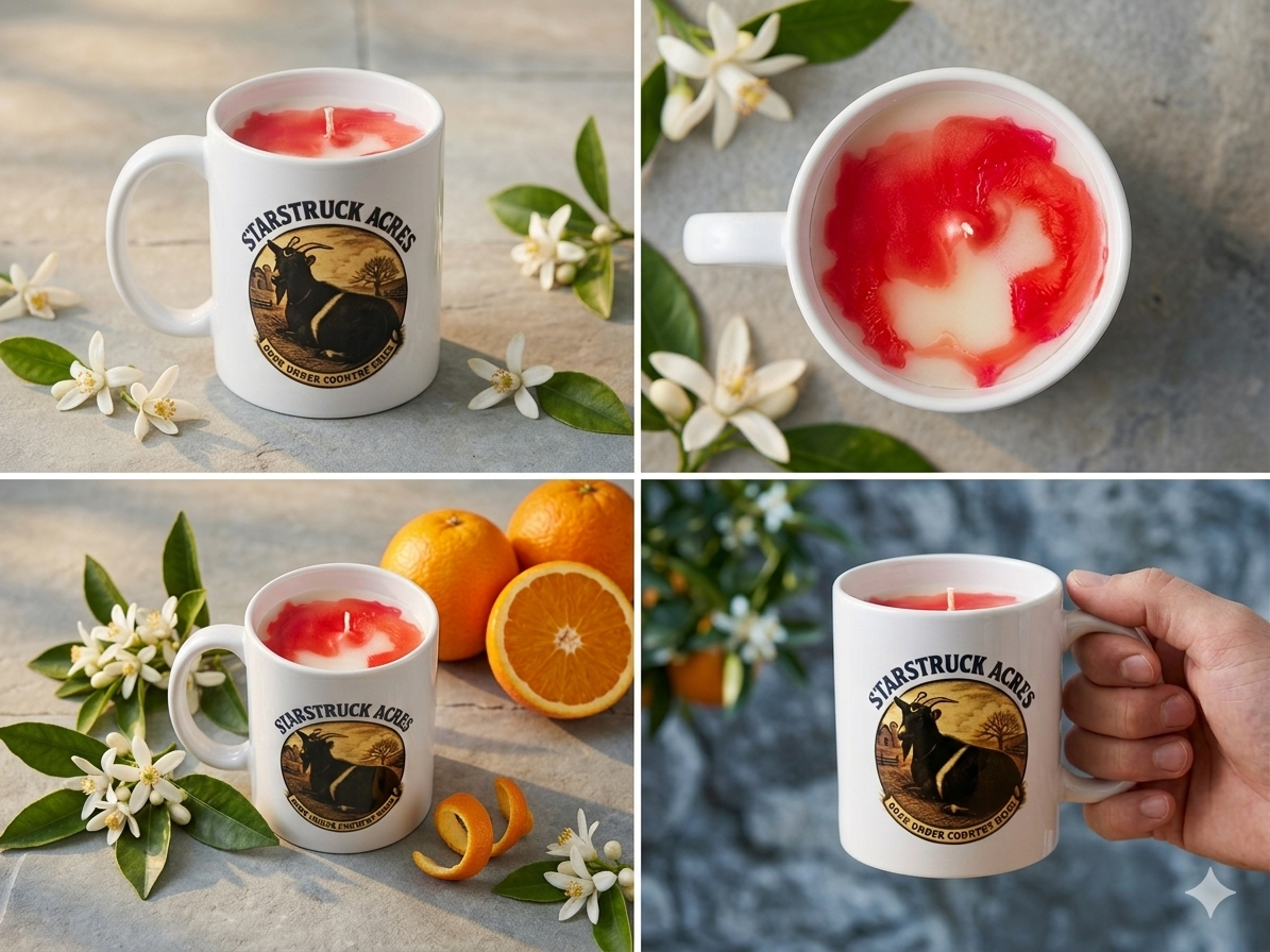 Cozy Cup Candle – 9oz Beeswax | Hand-Poured