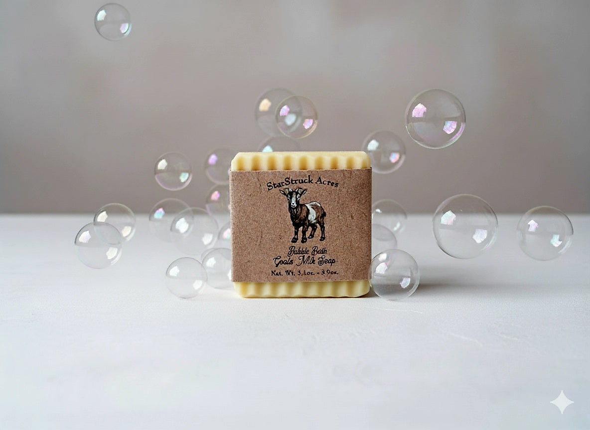 Bubble Bath Scented Goat's Milk Soap